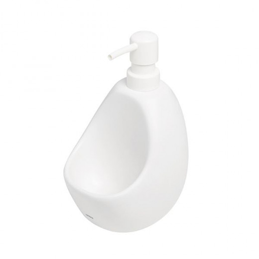 Umbra soap dispenser with sponge, white color