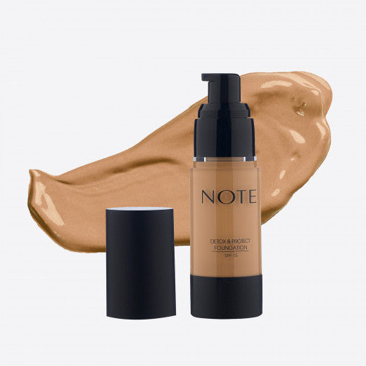 Note Cosmetique Detox and Protect Foundation  -  102 Warm Almond
