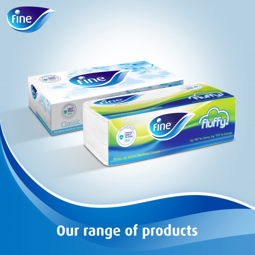 Fine Classic Facial Tissue, 75 Sheet