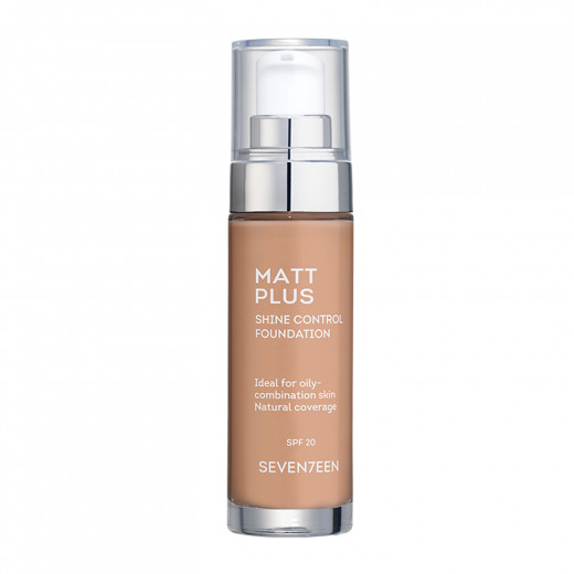 Seventeen Matt Plus Liquid Foundation, Caramel Color Number 07, 30 Ml