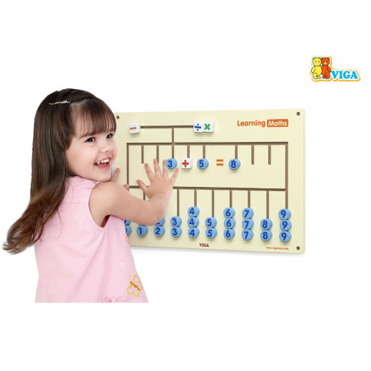 Viga Wall Toy, Learning Math