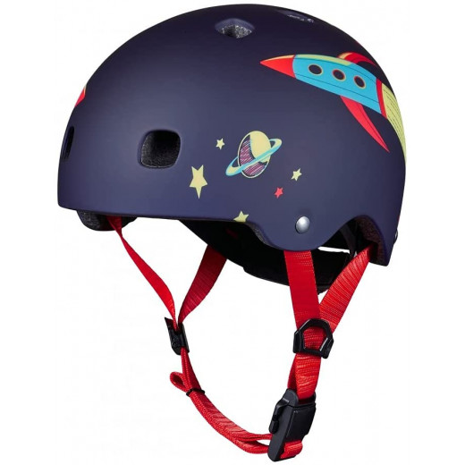 Micro PC Children's Helmet, Rocket Design, Size Medium