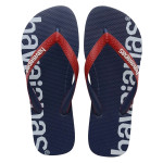 Havaianas Top Logo Mania Hightech Flip Flop, Navy Blue Color, Size 35/36