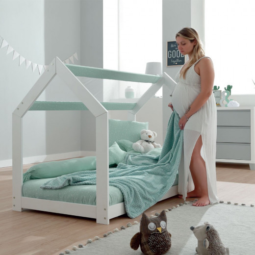 Italbaby Children's Bed Explore, White Color