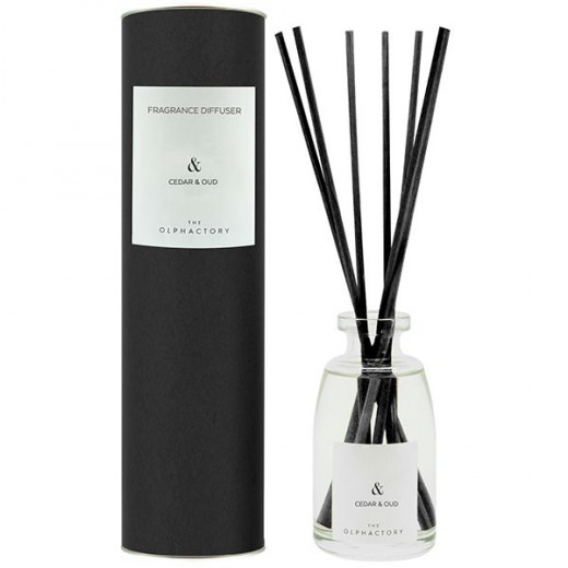 Ambientair to black diffuser, cedar and oud scent, 100 ml