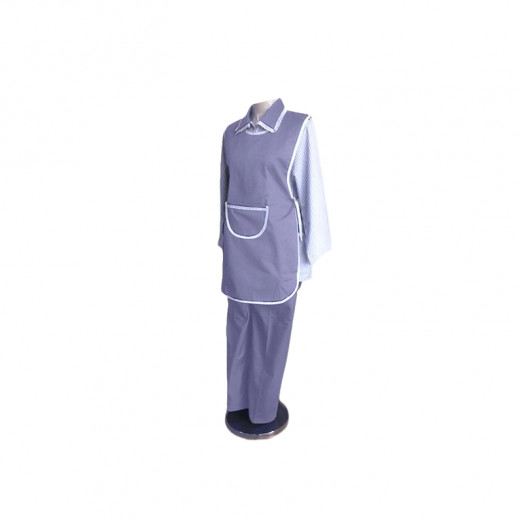 Cannon helper uniform set with long sleeves, purple color, 3 pieces