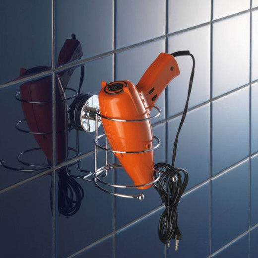 Wenko milazzo vacuum-loc hair dryer holder