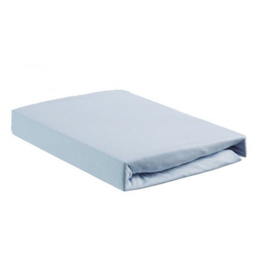 Nova home jersey fitted sheet set, king size, blue color