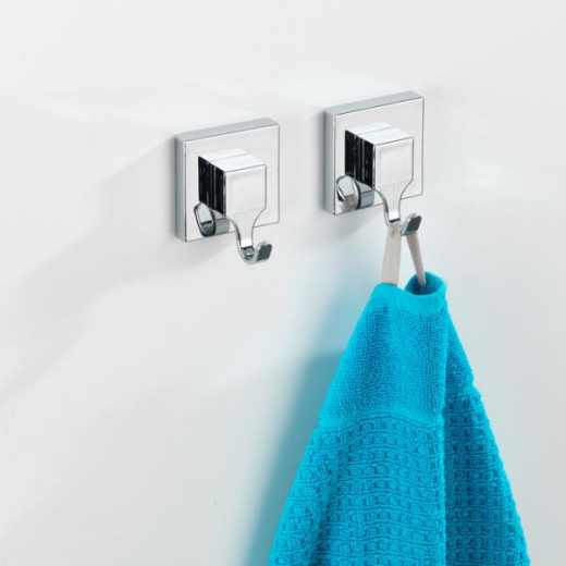 Wenko Quadro Vacuum-Loc Hook Set