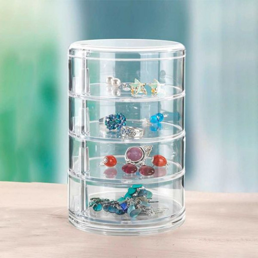 Wenko "Tower" cosmetic organizer, clear