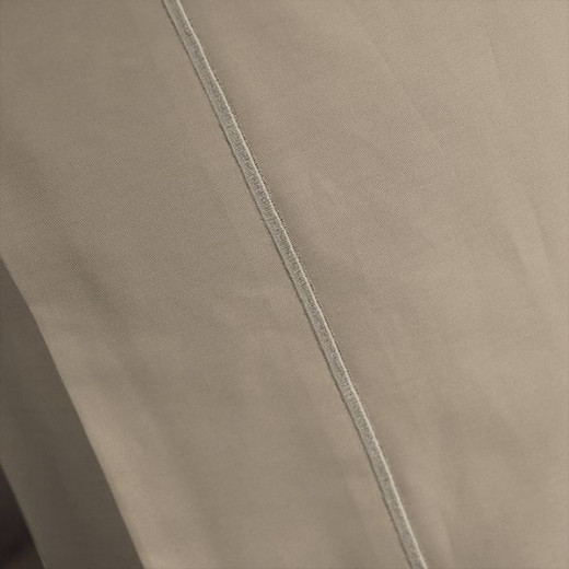 Fieldcrest plain fitted sheet set, cotton, canvas color, twin size, 2 pieces