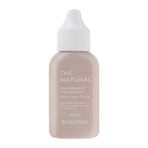 Seventeen The Natural Transparent Foundation, Number 01, 35 Ml