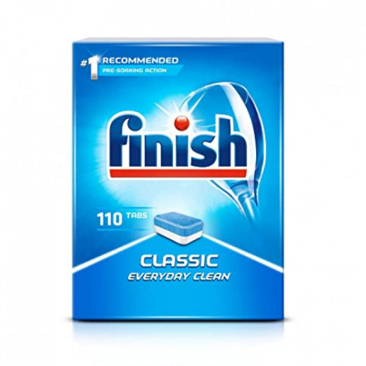 Finish Classic Mega Pack Dishwasher Tablets, 110 Tabs