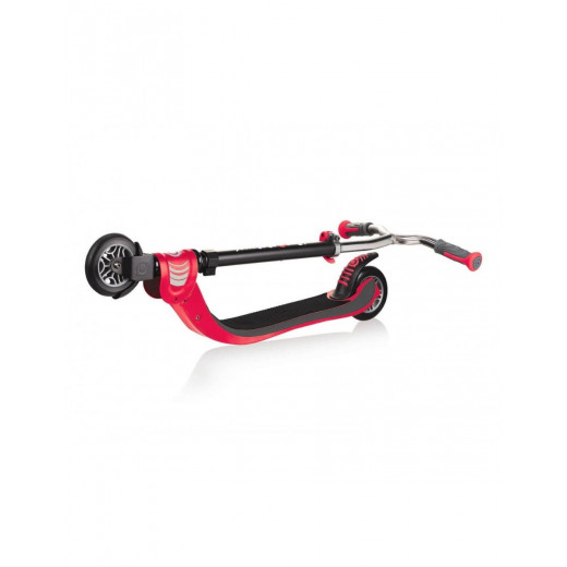 Globber Flow 125 Foldable Scooter, Black and Red Color