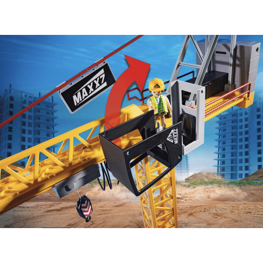 Playmobil City Action Construction Crane With Remote Control