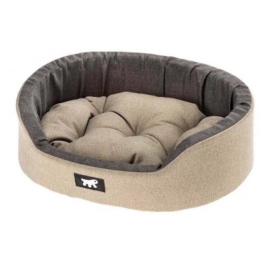 سرير قطني للكلاب والقطط، داندي 55 سي، اللون بني من فيربلاست