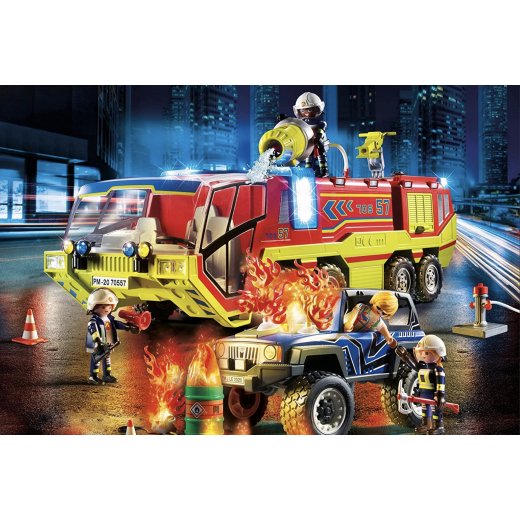 Playmobil Fire Engine With Truck