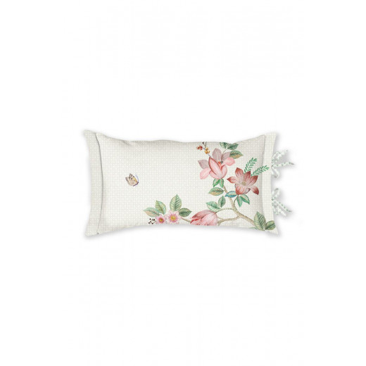 Bedding House Cushion Cover, Okinawa design, White, 35x60