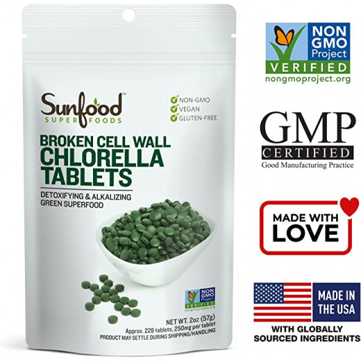 Sunfood Chlorella Tablets, 57 Gram