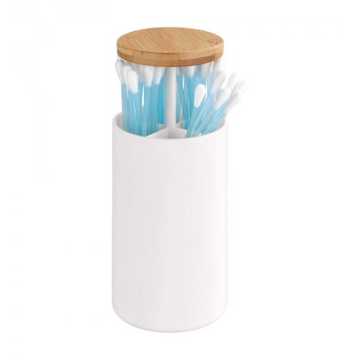 Wenko Cotton Bud Holder Laresa White