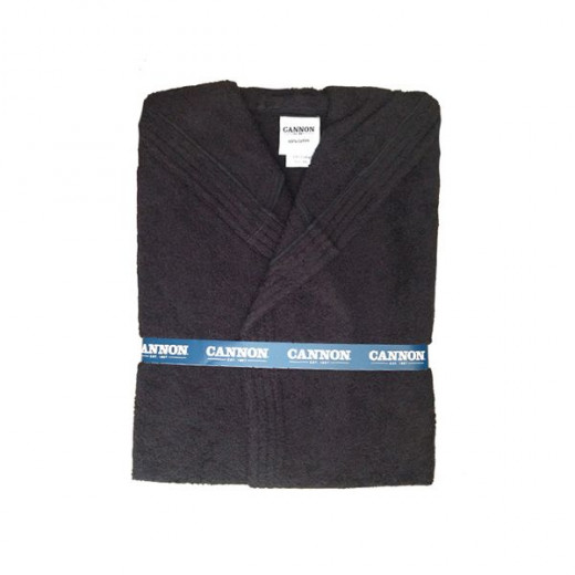 Cannon Plain Bathrobe Cotton, Black Color