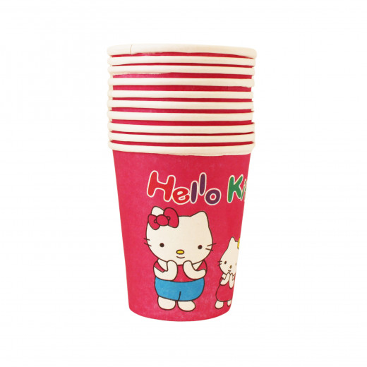 Disposable Paper Cups, Lolo Kitty Design