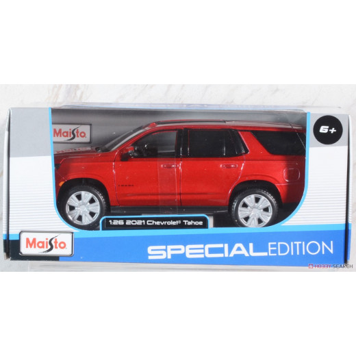 Maisto 2021 Chevrolet Tahoe 1:24, Red Clolor