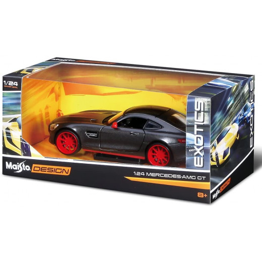 Maisto Design Exotics Mercedes AMG GT, Scale 1:24, Black Color