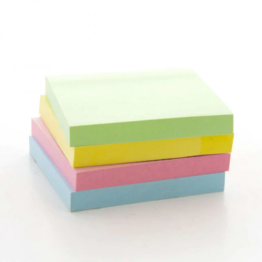 Bazic Stick On Notes, Pastel Colors, 100 Paper