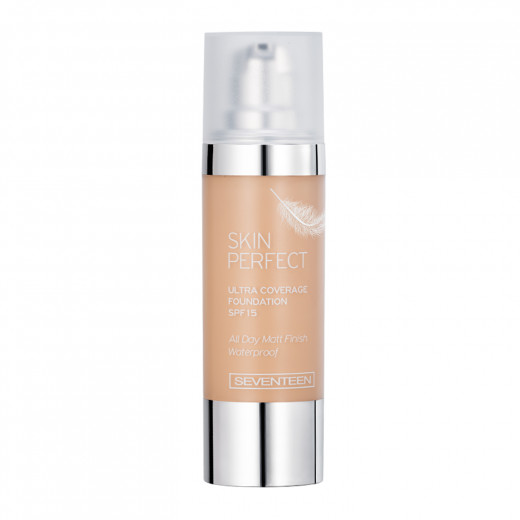 Seventeen Skin Perfect Ultra Coverage Waterproof Foundation, Shade Number 02, 30 Ml