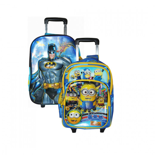 School Trolley Bag Pack For Kids, Assortment