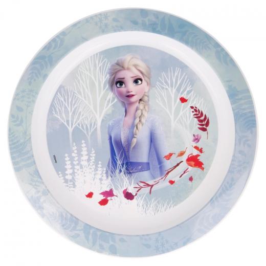 Stor Plastic Microwave Plate, Frozen Design