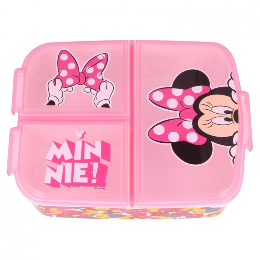 Stor Multi Compartment Lunch Box, Minnie Mouse Design