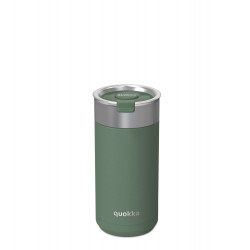 Quokka Stainless Steel Thermos With Filter, Green Color, 400 Ml