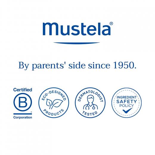 Mustela Baby Cleansing Wipes with Natural Avocado - For Face, Body & Diaper Area - Made with Compostable & Plastic Free Fibers - 60 units