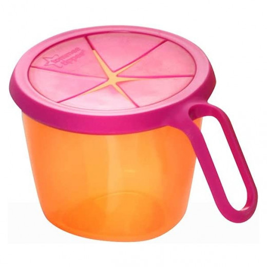 Tommee Tippee Explora Snack and Go Pot, Pink