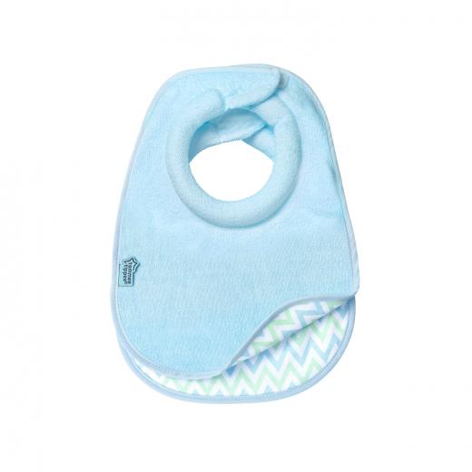 Tommee Tippee Closer to Nature Milk Feeding Bibs, 2 pieces, Blue