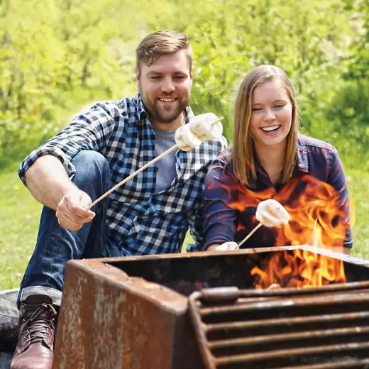 Bamboo Wooden Skewers for Grilling, Bowl Thin Design