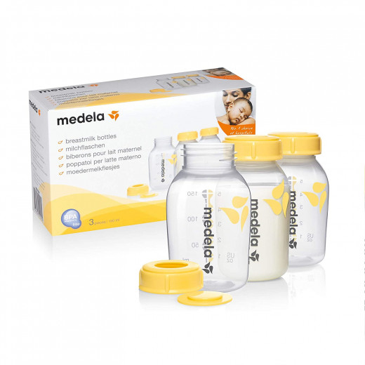 Medela Breastmilk Bottles, 150 Ml, 3 Pieces