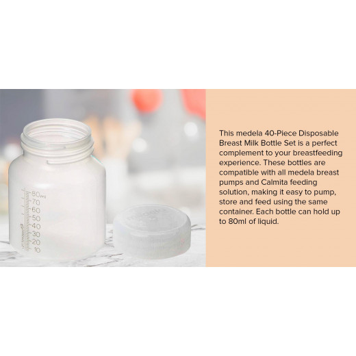 Medela Disposable BM Bottles 80 ML