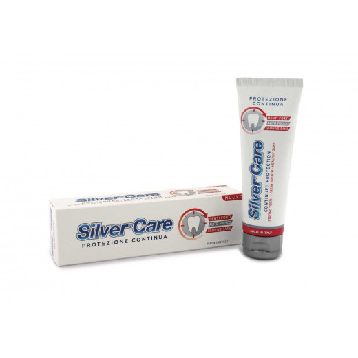 Silver Care Continuous Protection Toothpaste, 75 Ml
