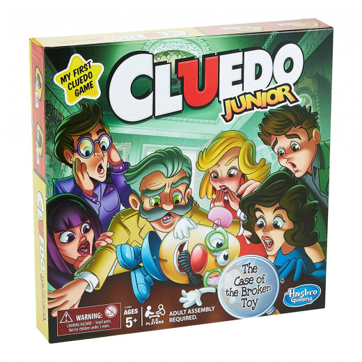 Hasbro Cluedo Junior Clue Board Game for Kids Case of The Broken Toy