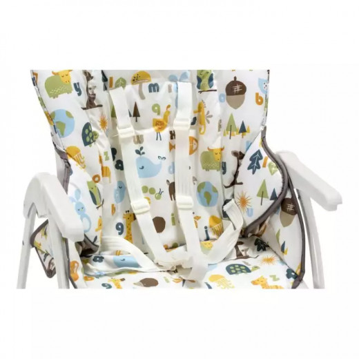 Joie mimzy snacker high chair alphabet