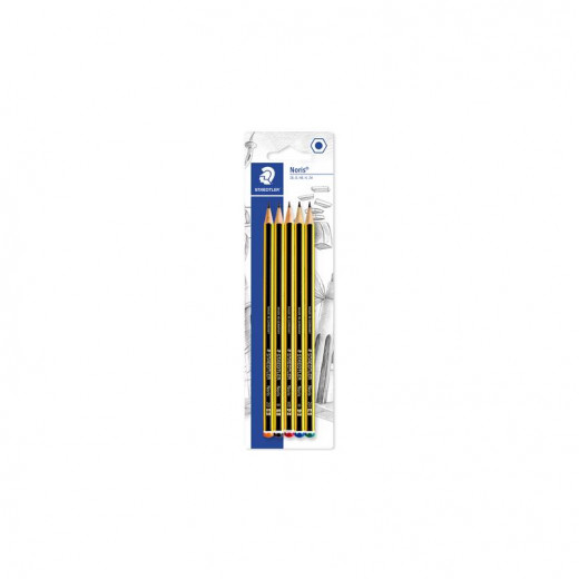 Staedtler Assorted Lead Grade Pencils, Pack of 5
