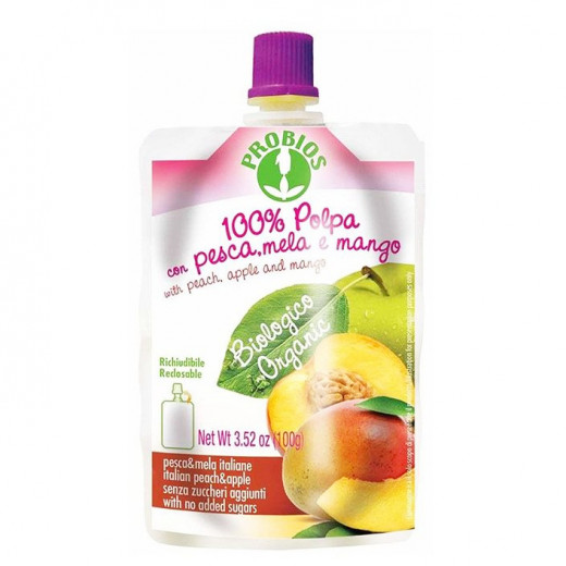 Pro Bios Organic Peach Apple & Mango 100g