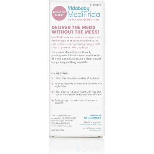 FridaBaby Medifrida The Accu-dose Pacifier Medicine Dispenser
