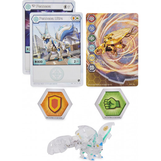 Bakugan Ultra Ball White Color, 7.62 Cm, 1 Piece