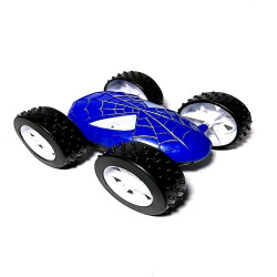 لعبة سيارة سبايدر رول باك مزدوجة الجوانب للاطفال, باللون الأزرق من جينيرك