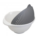 Metaltex Plastic 2 In 1 Bowl & Removable Colander, 25 X 14 Cm