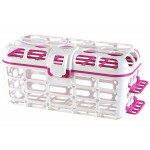Munchkin High Capacity Dishwasher Basket, Pink
